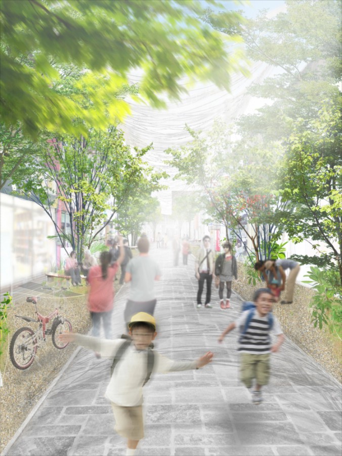 (C)UID-street project@Fukuyama-Renovation-a_perspective02